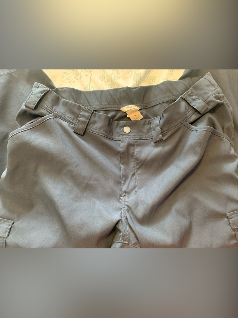 Duluth Dark Charcoal Stretch Utility Crops 18 - Picture 2 of 5